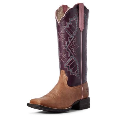 Ariat Jackpot Kahverengi Gri Western Csizma Bayan (33927-887)